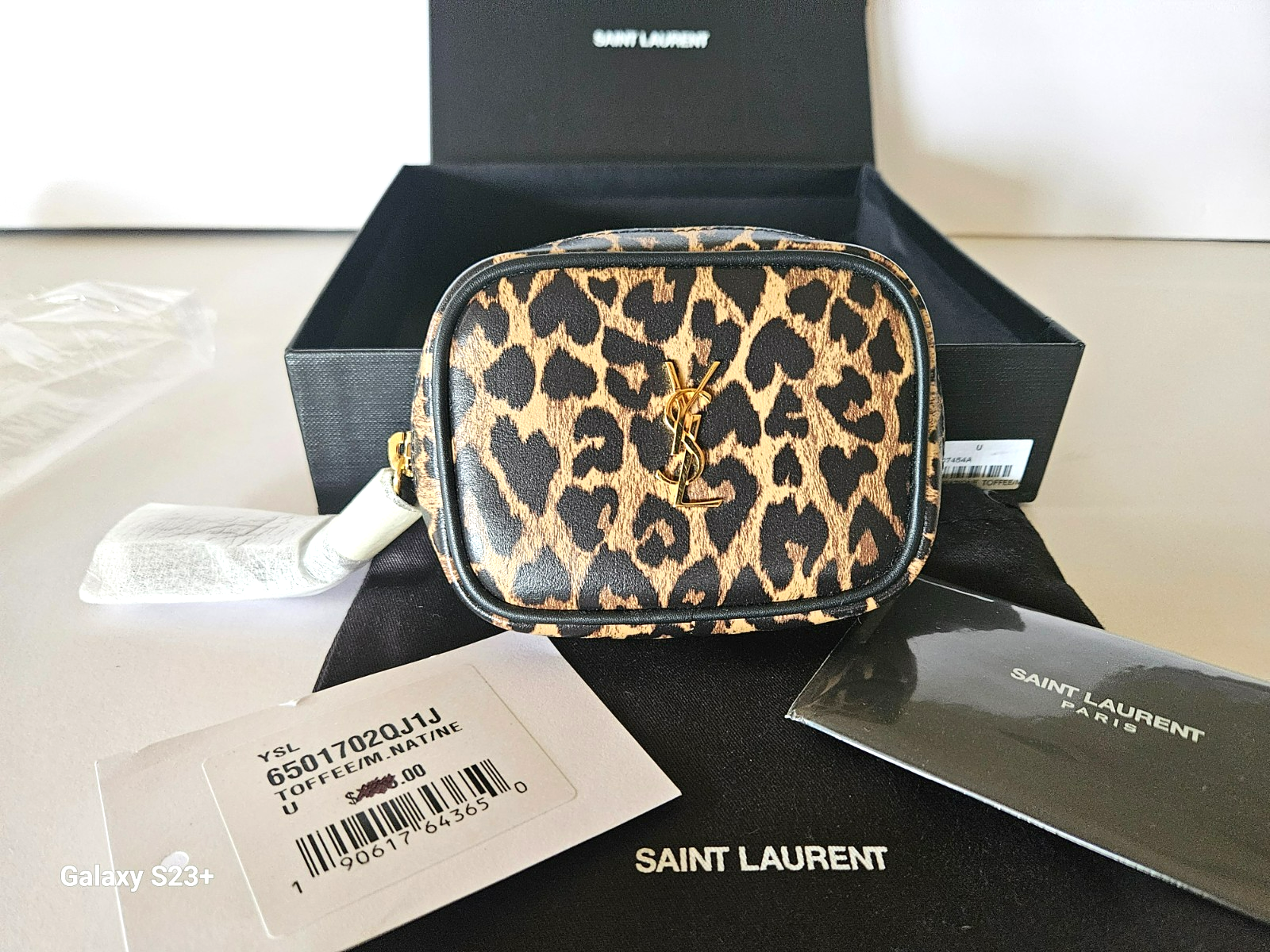 Borsa a tracolla SAINT LAURENT YSL logo Lou bambino MICRO pelle