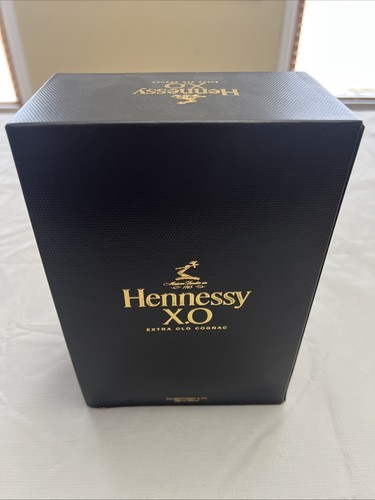 Hennessy XO Extra Old Cognac 750ml Empty Collectible Bottle With Display Box - Picture 22 of 24