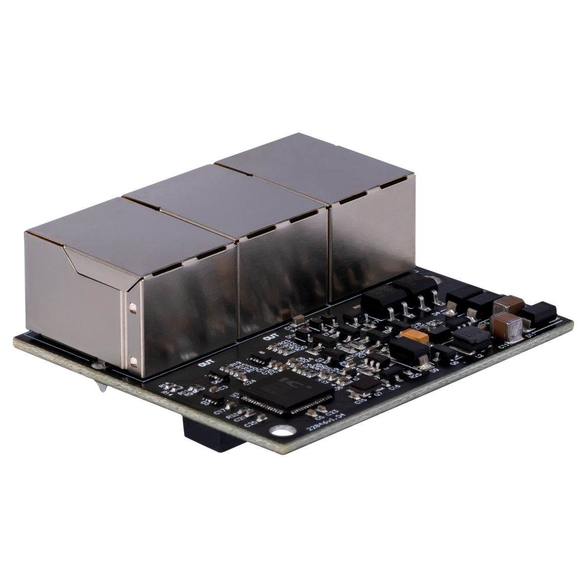 Extendeur PoE Gigabit pour brancher 3 caméras de surveillance sur un câble