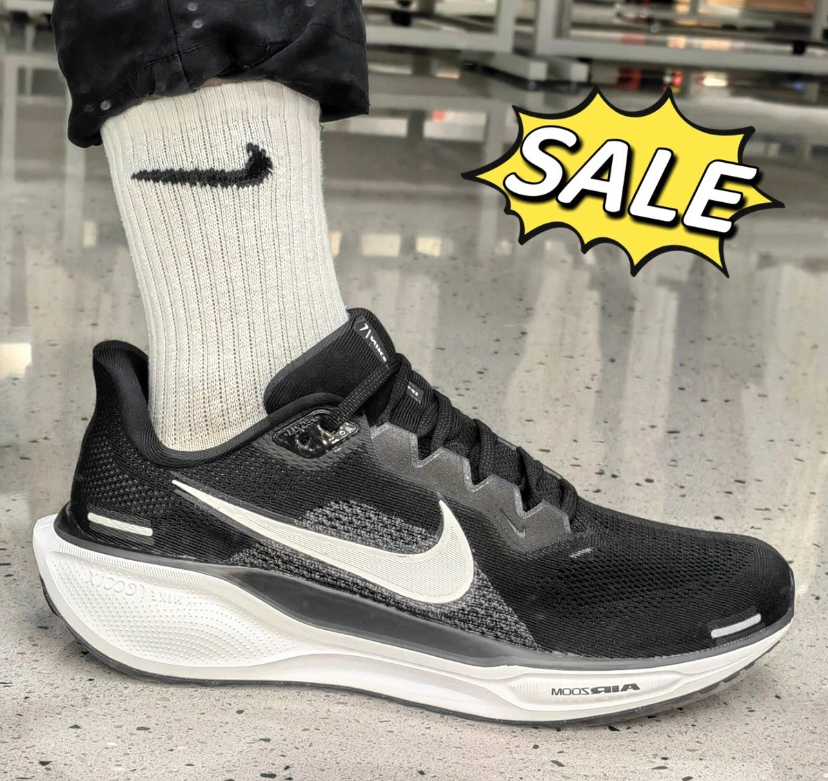 未使用❗ナイキ AIR ZOOM PEGAS 41【 ワイド】27 Nike Air Zoom Pegasus 41 Black White for Sale | Authenticity