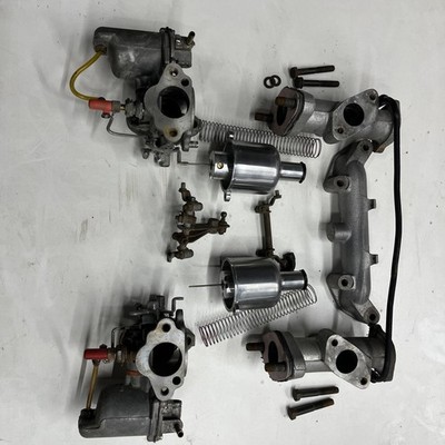 Triumph Spitfire Mk3 SU HS-2 Carburetors And Intake Manifold 1300.