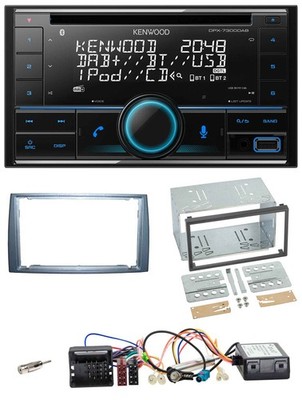 Kenwood CD 2DIN DAB USB CAN-Bus Bluetooth Autoradio für Peugeot 308 2007-2009 si
