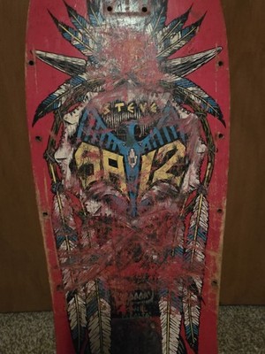 Original Vintage 80's Powell Peralta Steve Saiz Skateboard Deck | eBay