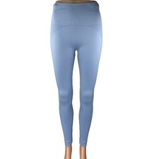 Set Active Women's Blue High Rise Yoga Workout Athletic Leggings Pants Size M