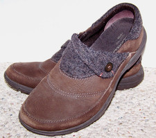 Merrell Bracken Slip On Comfort Loafer Brown Suede Leather Women 7