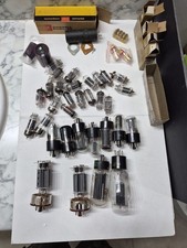 Electronic Vacuum Tube Untested Lot Of 30 Plus, PARTS only Untested Plus Extras