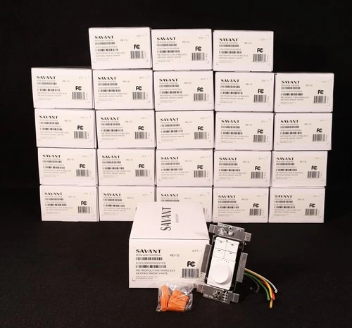 (Lot of 24) Savant Metropolitan Wireless Keypad with Dimmer WIK-SWS104