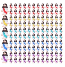 Barydat 200 Mini Jesus Figurines Bulk Tiny Rubber Toys for Easter, Baptism, Chur