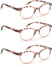 Reading Glasses Women Cute Small round Reader...