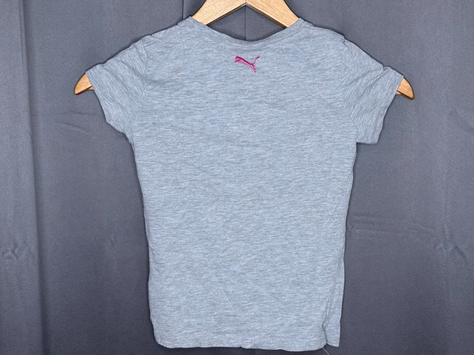 Puma girls active t shirt PGH27152 020 Grey Heather size S - Image 4 of 4