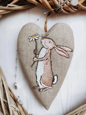 HANDMADE Guess How Much I Love You Bunny Rabbit Hanging Decoration