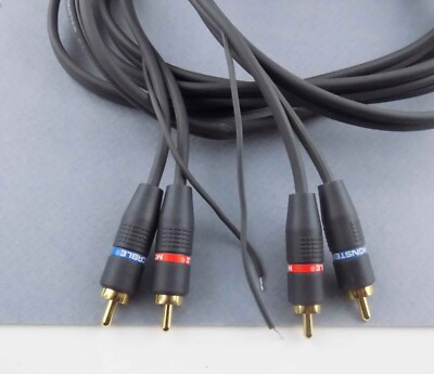 Monster Interlink Junior RCA CHOOSE LENGTH Stereo Cable w/Control Wire