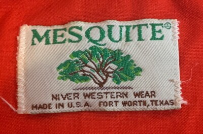 Vintage 70 s Mesquite Pearl Snap Shirt Button Red Rodeo Western Mens Size XL