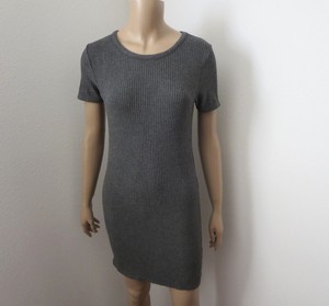 dark grey bodycon dress