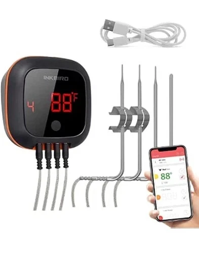 Inkbird IBT-4XS Bluetooth Wireless Grill BBQ Thermometer for Grilling