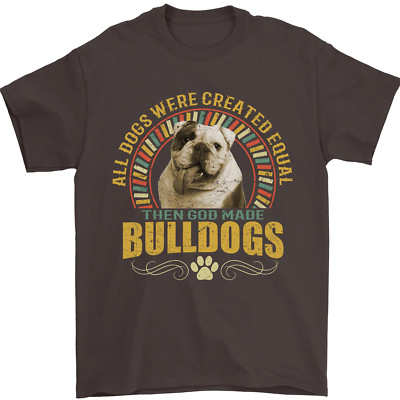A Bulldog Dog Herren T-Shirt 100% Baumwolle