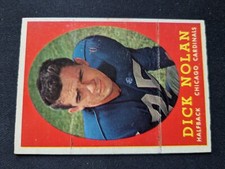 1958 Topps Football Card # 131 Dick Nolan RC - Chicago Cardinals (VG/EX)
