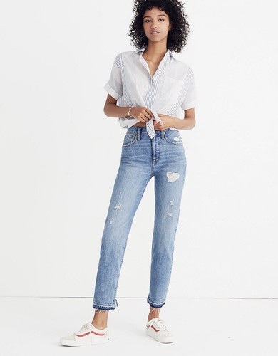 Madewell Womens Classic Straight Jeans 