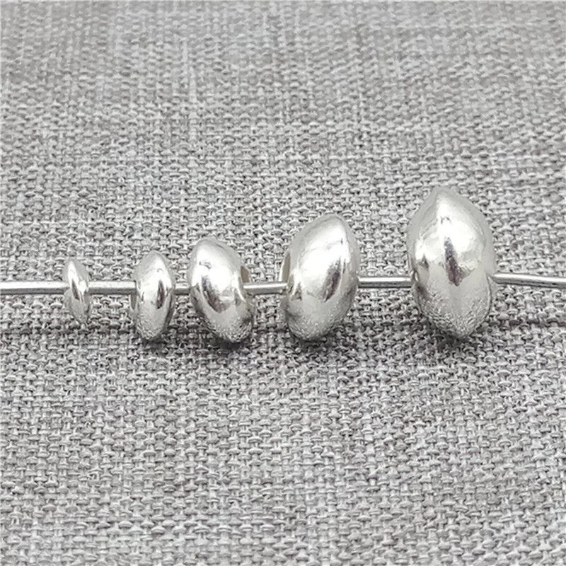 925 Sterling Silber glänzende UFO Untertassenperlen Spacer 3mm 3,5mm 4mm 5mm 6mm - Bild 4 von 4