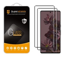2X Supershieldz Tempered Glass Screen Protector for Google Pixel 7 Pro (Black)