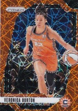 2024 Panini Prizm WNBA SSP  Orange Velocity #35 Veronica Burton, Connecticut Sun