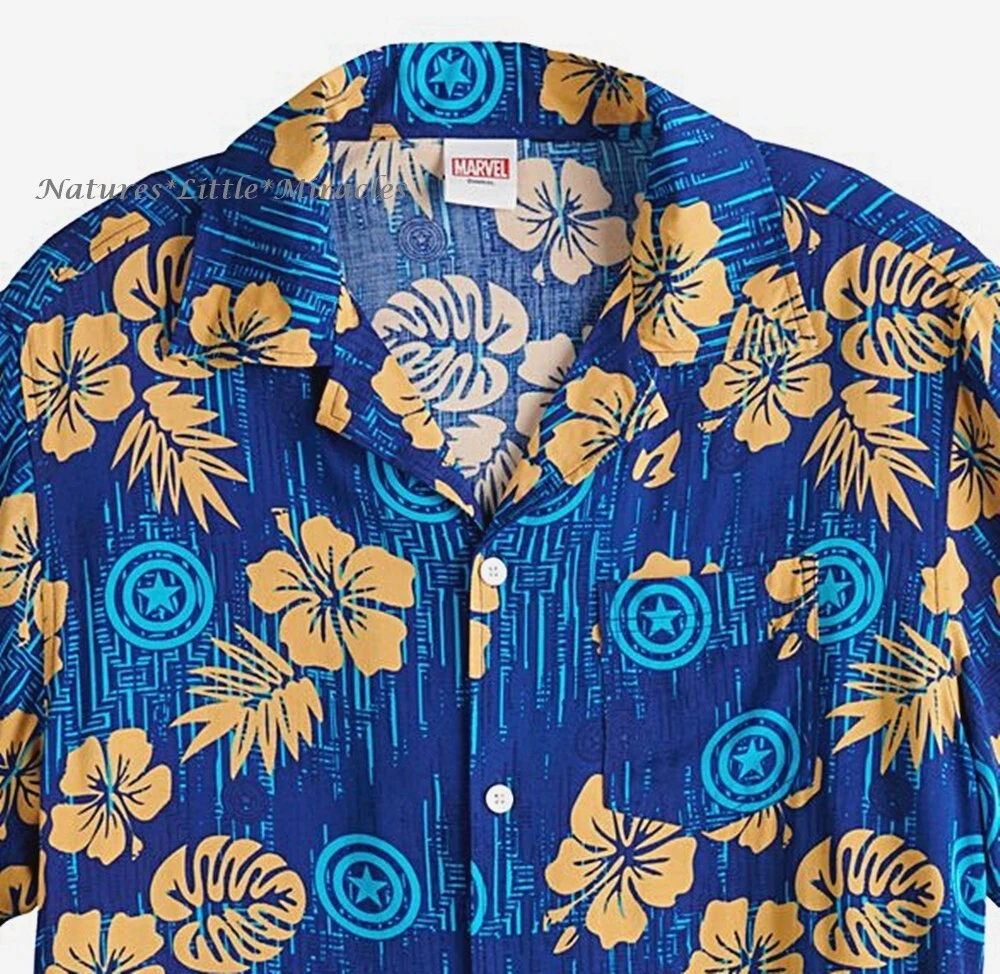 Men's Captain America Hawaiian Shirt