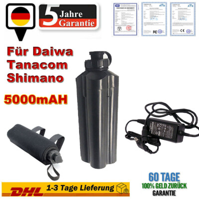 5AH Daiwa Akku+Ladegerät Elektrische Angelrolle Tanacom1000 750 BM5000 2500 2900