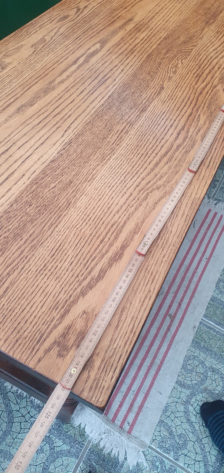 Old Charm Coffee Table Light Top Solid Oak Classic Vintage Antique Tv