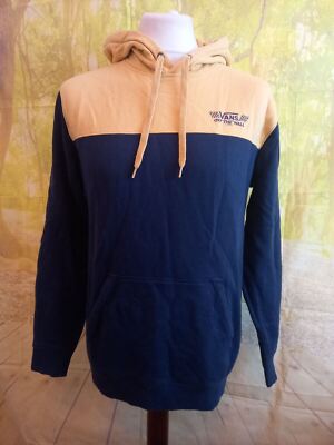 Vans Off the Wall Hoodie blau gelb. UK Herren Gr. Small
