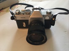 Mamiya Sekor. 1000DTL Single Lens Reflex Camera With Flash And Case