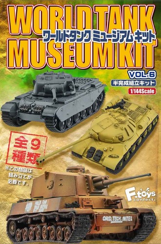 1/144 F-toys World Tank Museum Vol.6 (Centurion MK1 Type-5 JS-3) WWII WW2 - Picture 2 of 12