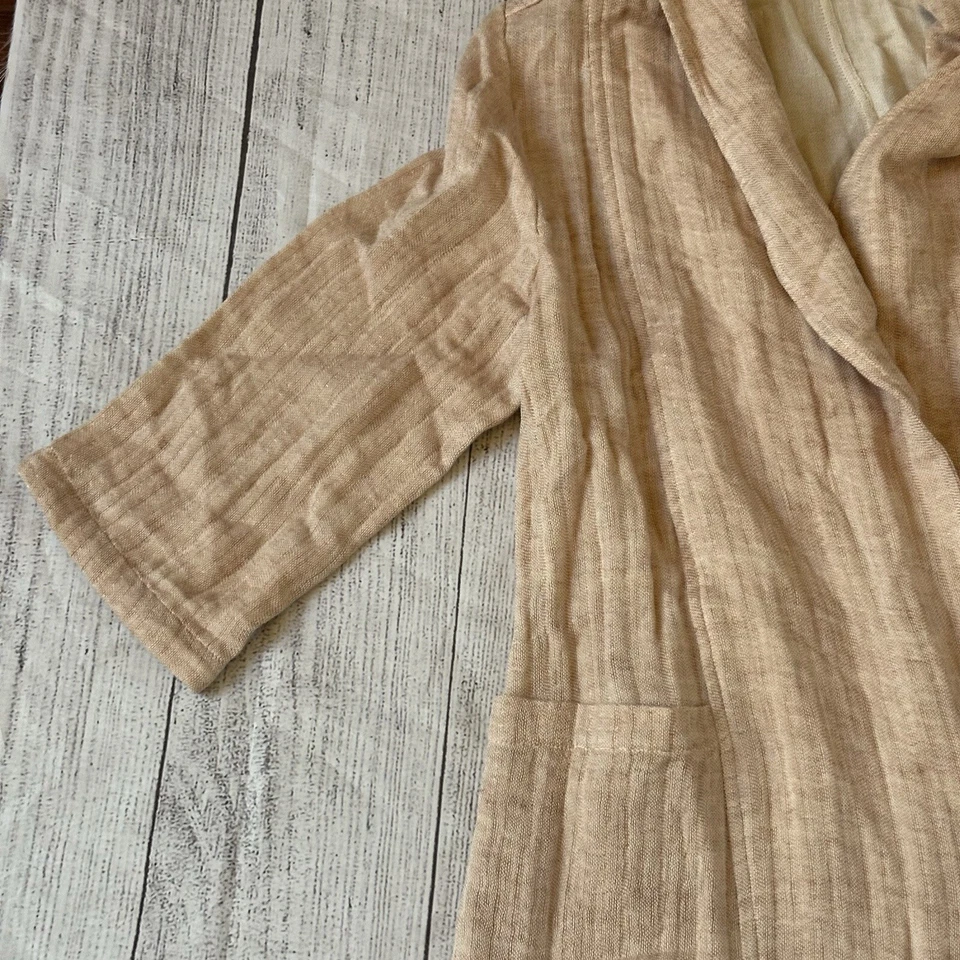 Soft Surroundings open front jacket sweater dusty rose size medium - Image 2 of 4