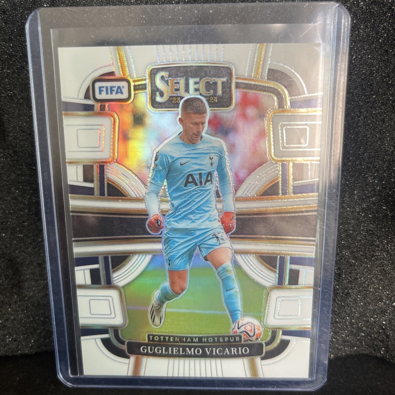 2023-24 Panini Select FIFA Guglielmo Vicario White /20 Tottenham Hotspur