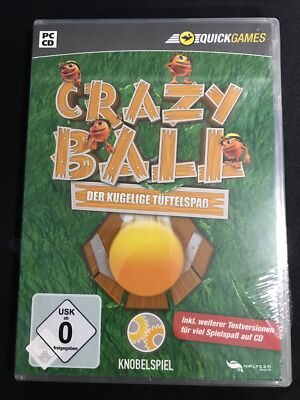 Crazy Ball - Der Kugelige Tüftelspaß - PC Win 98SE/Me/XP/2000/Vista - Neu @G04