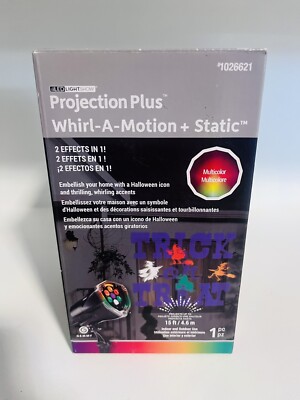 Gemmy Industries Multicolor LED Lightshow Project Whirl-A-Motion Flying Witches