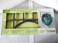 Garden Treasures Wall Mount Hose Hanger 100 ft. Pewter Powder Coated