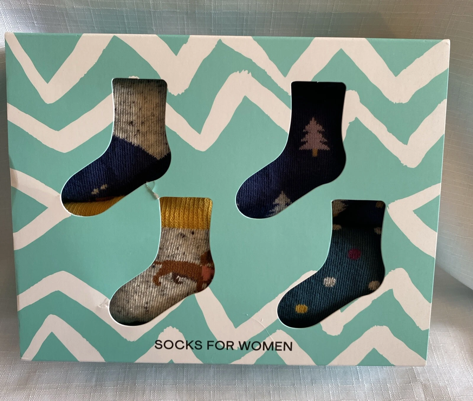 White Stuff Womens 4 Pack Winter Walk Socks - New - Shoe Size 6-8 (Adult)