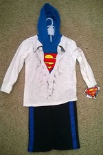 Official Superman 2 Piece Outfit with Sweatpants  Hoodie, Sizes 2, 4, 5, 6  7