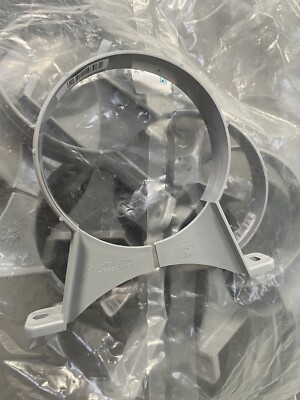 Hunter graue Bodenrohrclips x 10 Boden & Lüftung Rohrhalterung 110 mm 4'' - NEU
