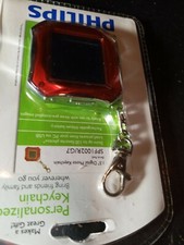 Philips Digital Photo Keychain 1.5" LCD 8 MB Rechargeable Brick Red NEW