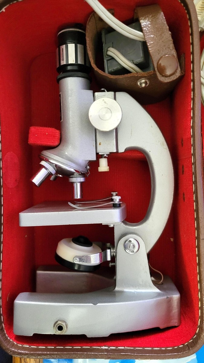 professor ジェイソンVer Vintage Jason Model 712 Deluxe 900x Zoom Microscope W Light