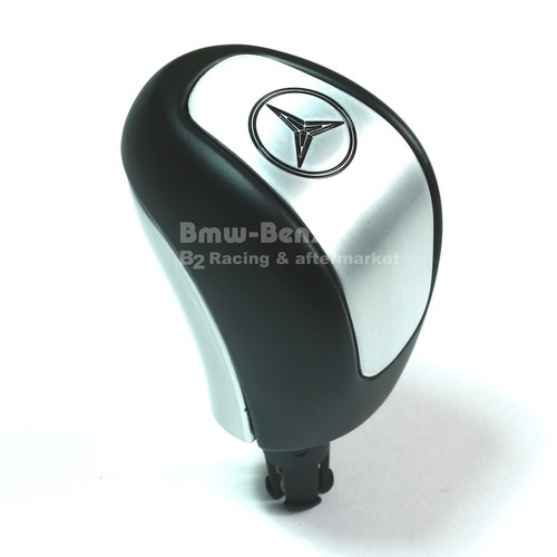 MERCEDES BENZ W203 W211 GEAR SHIFT SHIFTER KNOB Aluminum Star Logo