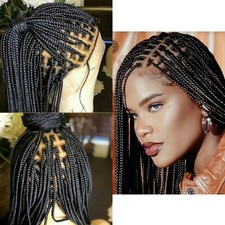 Braided wig: Ready To Ship Full lace Wig. Knotless braids wig.