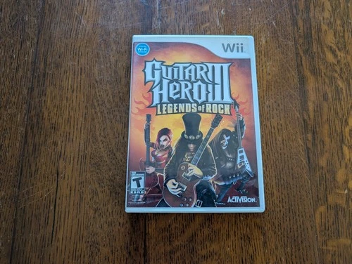 Guitar Hero III 3 Legends Of Rock (Nintendo Wii 2007)