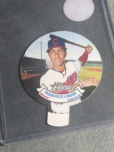 Francisco Lindor #8 2019 Topps Heritage 1970 Stars Candy Lids card