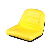Lawn Tractor Seat High Back Yellow fits John Deere G110 L130 GY21210 GY20496