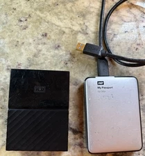 Western Digital My Passport For Mac USB-C Portable External Hard Drive Lot Of 2