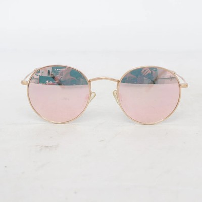 JS & Co, Sonnenbrille, Rund, Gold, Damen #LOP
