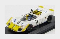 1:43 Best Porsche 908/2 #3 Jarama 1970 Wisell Bagration White Yellow BE9515 Mode