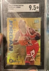 1994-95 SKYBOX EMOTION-NTENSE Set including a HOF MICHAEL JORDAN SGC 9.5 BULLS